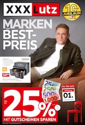 XXXLutz Möbelhäuser Möbel & Einrichtung Prospekt der aktuellen Woche mit 24 Seiten, gültig von 27.10.2025 bis 09.11.2025, in Kissenbrück und Umgebung Aktueller XXXLutz Möbelhäuser Möbel & Einrichtung Prospekt in Kissenbrück und Umgebung, "MARKEN ZUM BESTPREIS" mit 24 Seiten, 27.10.2025 - 09.11.2025