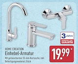 Einhebel-Armatur von Home Creation im aktuellen ALDI Nord Prospekt