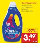 Waschmittel im Angebot bei Netto Marken-Discount in Norderstedt Waschmittel Angebote von Coral bei Netto Marken-Discount Norderstedt für 3,49 €