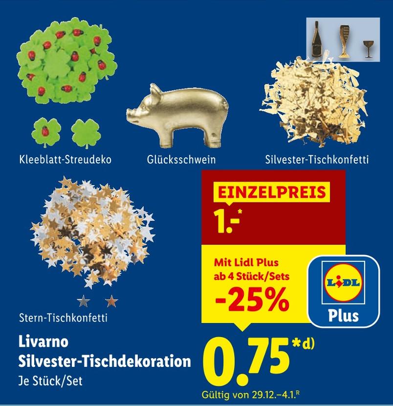Silvester-Tischkonfetti