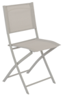 Chaise de jardin pliante - Bazarland à Nancy Chaise de jardin pliante en promo chez Bazarland Nancy à 17,99 €