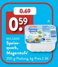 Speisequark, Magerstufe von MILSANI im aktuellen ALDI SÜD Prospekt für 0,59 €