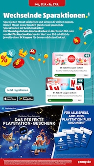 Geschenkkarte im Penny Prospekt "Wer günstig will, muss Penny." mit 38 Seiten (Wuppertal)