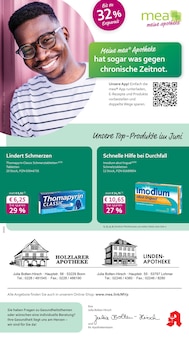 mea - meine apotheke Prospekt der Woche "Unsere Juni-Angebote" Seite 1, 01.06.2025 bis 30.06.2025 für Köln Aktueller mea - meine apotheke Prospekt "Unsere Juni-Angebote" Seite 1 von 4 Seiten für Köln