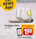 Trinkglas klein Angebote bei REWE Kempten für 1,00 €