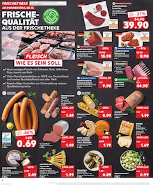 Schweinefleisch im Kaufland Prospekt "Aktuelle Angebote" mit 34 Seiten (Moers)