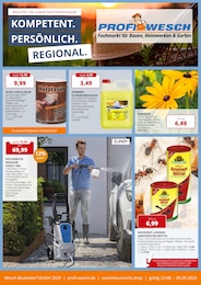 Baumärkte Prospekt von PROFI Wesch Brüheim PROFI Wesch Prospekt: "KOMPETENT. PERSÖNLICH. REGIONAL.", 8 Seiten, 23.08.2025 - 05.09.2025