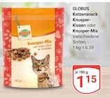 Aktuelle Kissen Angebote bei GLOBUS in Erlangen Aktuelles Katzensnack Knusper-Kissen Angebot bei GLOBUS in Erlangen ab 1,15 €