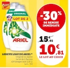 Lessive Liquide - ARIEL en promo chez Super U Saint-Denis à 10,81 €