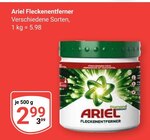 Fleckenentferner im Angebot bei GLOBUS in Rostock Fleckenentferner Angebote von Ariel bei GLOBUS Rostock für 2,99 €