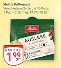 Aktuelle Kaffeepads Angebote bei GLOBUS in Erlangen Aktuelles Kaffeepads Auslese Klassisch Angebot bei GLOBUS in Erlangen ab 1,99 €