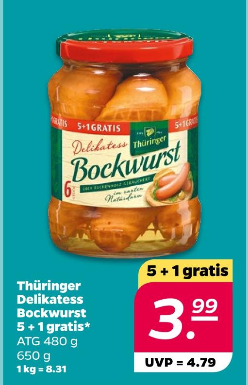 Delikatess Bockwurst