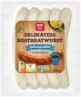 Aktuelles Delikatess Rostbratwurst Angebot bei REWE in Regensburg ab 3,49 €