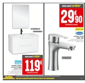 Promos Meuble Salle De Bain dans le catalogue "100% ARRIVAGES : PRIX BAS EN QUANTITÉ LIMITÉE" de Batkor à la page 4