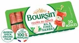 Les Roulés Jambon Fumé Ail et Fines Herbes - Boursin à 1,22 € dans le catalogue Intermarché