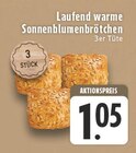 Aktuelles Laufend warme Sonnenblumenbrötchen Angebot bei E center in Mülheim (Ruhr) ab 1,05 €