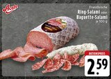 Französische Ring-Salami oder Baguette-Salami Angebote von Aoste bei EDEKA Osnabrück für 2,59 €