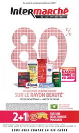 Intermarché Catalogue "80%  REMBOURSÉS EN BONS D'ACHAT SUR LE RAYON BEAUTÉ", 44 pages, Gaujac,  04/03/2025 - 16/03/2025