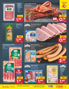 Wurst im aktuellen Netto Marken-Discount Prospekt (Saarbrücken) Wurst im Netto Marken-Discount Prospekt "Aktuelle Angebote" mit 59 Seiten (Saarbrücken)