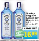 London Dry Gin im Angebot bei E center in Dreieich London Dry Gin Angebote von Bombay Sapphire bei E center Dreieich für 16,99 €