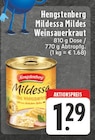 Mildessa Mildes Weinsauerkraut Angebote von Hengstenberg bei EDEKA Borken für 1,29 €