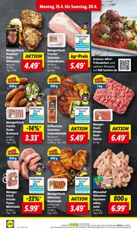 Fleisch im Lidl Prospekt "LIDL LOHNT SICH" mit 61 Seiten (Offenbach (Main))