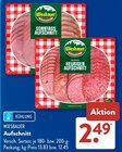 Aufschnitt im ALDI SÜD Prospekt Sonntags Aufschnitt von Wiesbauer im aktuellen ALDI SÜD Prospekt für 2,49 €