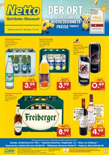 Netto Marken-Discount Prospekt DER ORT, AN DEM DU IMMER AUSGEZEICHNETE PREISE FINDEST. mit  Seiten in Glashütte und Umgebung