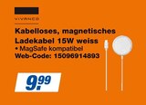 Kabelloses, magnetisches Ladekabel 15W weiss Angebote von Vivanco bei expert Flensburg für 9,99 €