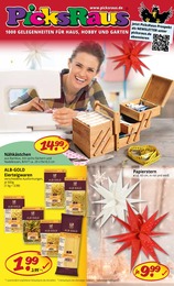 Picks-Raus Prospekt für Homburg mit 8 Seiten Picks-Raus Prospekt für Homburg: "1000 GELEGENHEITEN FÜR HAUS, HOBBY UND GARTEN", 8 Seiten, 27.11.2023 - 02.12.2023