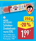 Schinken-Zwiebelmettwurst XXL von MEINE METZGEREI im aktuellen ALDI Nord Prospekt