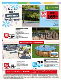 Offre Salon De Jardin dans le catalogue Auchan Hypermarché du moment à la page 52