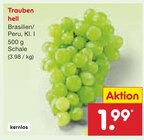 Trauben hell Angebote bei Netto Marken-Discount Reutlingen für 1,99 €