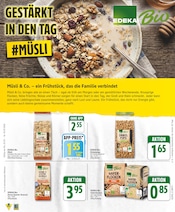 Bio Müsli Angebote im Prospekt "Aktuelle Angebote" von EDEKA Bio Müsli Angebote im Prospekt "Aktuelle Angebote" von EDEKA auf Seite 21