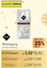 Aktuelles Milchtopping Angebot bei Metro in Dortmund ab 8,55 €