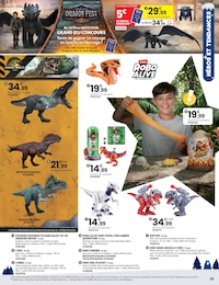 Prix et réduction Dinosaure Miniature dans le prospectus JouéClub en cours Offre Dinosaure Miniature dans le catalogue JouéClub du moment à la page 39