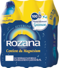 Eau minérale naturelle gazeuse - Rozana en promo chez Carrefour Nîmes à 2,70 €