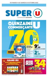 Catalogue Super U à Ambilly, avec 40 pages Prospectus Super U à Ambilly, "La quinzaine U commerçante", 40 pages, 04/10/2022 - 15/10/2022