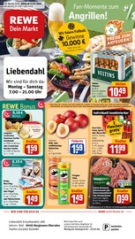Bratwurst im REWE Prospekt in Bergkamen Aktueller REWE Prospekt mit Bratwurst, "Dein Markt", Seite 1
