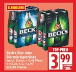 Aktuelle Becks Angebote bei EDEKA in Potsdam Aktuelles Bier Angebot bei EDEKA in Potsdam ab 3,99 €