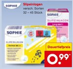Slipeinlagen von Sophie für 0,99 € bei Netto Marken-Discount im Angebot Slipeinlagen von Sophie im aktuellen Netto Marken-Discount Prospekt