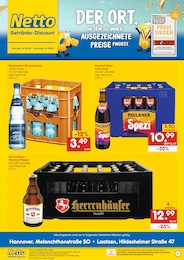 Netto Marken-Discount Prospekt "DER ORT, AN DEM DU IMMER AUSGEZEICHNETE PREISE FINDEST." mit 2 Seiten (Hannover)