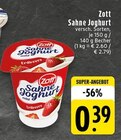 Aktuelles Sahne Joghurt Angebot bei EDEKA in Krefeld ab 0,39 €