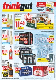 Aktueller Trinkgut GetrĂ€nkemĂ€rkte Prospekt fĂŒr Wuppertal 03.11.2025 - 08.11.2025 Trinkgut Prospekt fĂŒr Wuppertal mit 6 Seiten