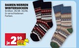 Damen/Herren Wintersocken Angebote bei Marktkauf Nürtingen für 2,99 €