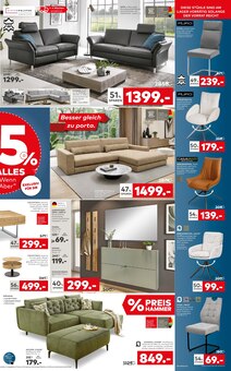 Sofa im porta Möbel Prospekt "SUPER-SPAR-TAGE" mit 4 Seiten (Osnabrück)