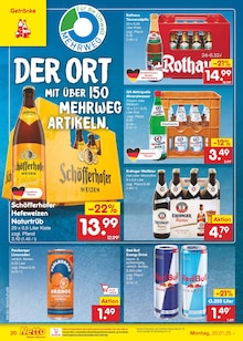 Erdinger im Netto Marken-Discount Prospekt "Aktuelle Angebote" mit 59 Seiten (Mannheim)