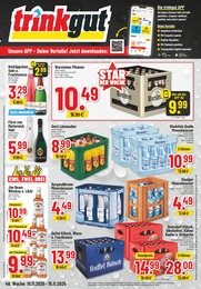 Trinkgut Prospekt für Velbert mit 6 Seiten Trinkgut Prospekt für Velbert: "Aktuelle Angebote", 6 Seiten, 10.11.2025 - 15.11.2025