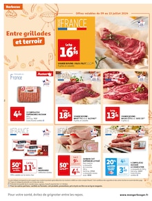 Prospectus Auchan Supermarché de la semaine "Auchan supermarché" avec 2 pages, valide du 09/07/2024 au 21/07/2024 pour Houilles et alentours