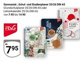 Gymnasial-, Schul- und Studienplaner 25/26 DIN A5 Angebote von FLVG bei GLOBUS Bruchsal für 7,95 €